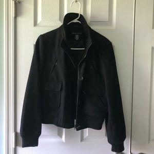 New York & Company Black Bomber Jacket